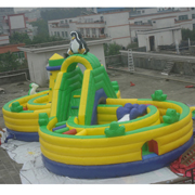 penguin inflatable amusement park